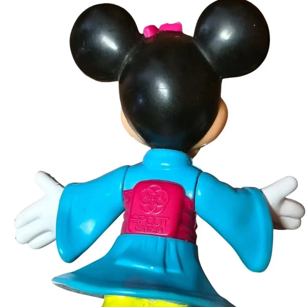Disney Minnie Mouse & Mickey Set Epcot Center Toy Vintage Action Figure